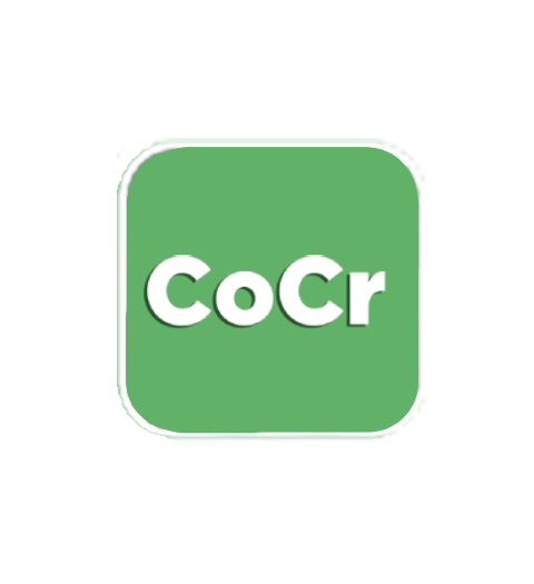 Cobalt Chromium for strength and biocompatibility